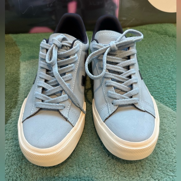 Veja NEARLY NEW Campo special edition nubuck steel náutico leather low top -8 - Picture 6 of 16